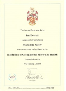 IOSH Managing Safely 001